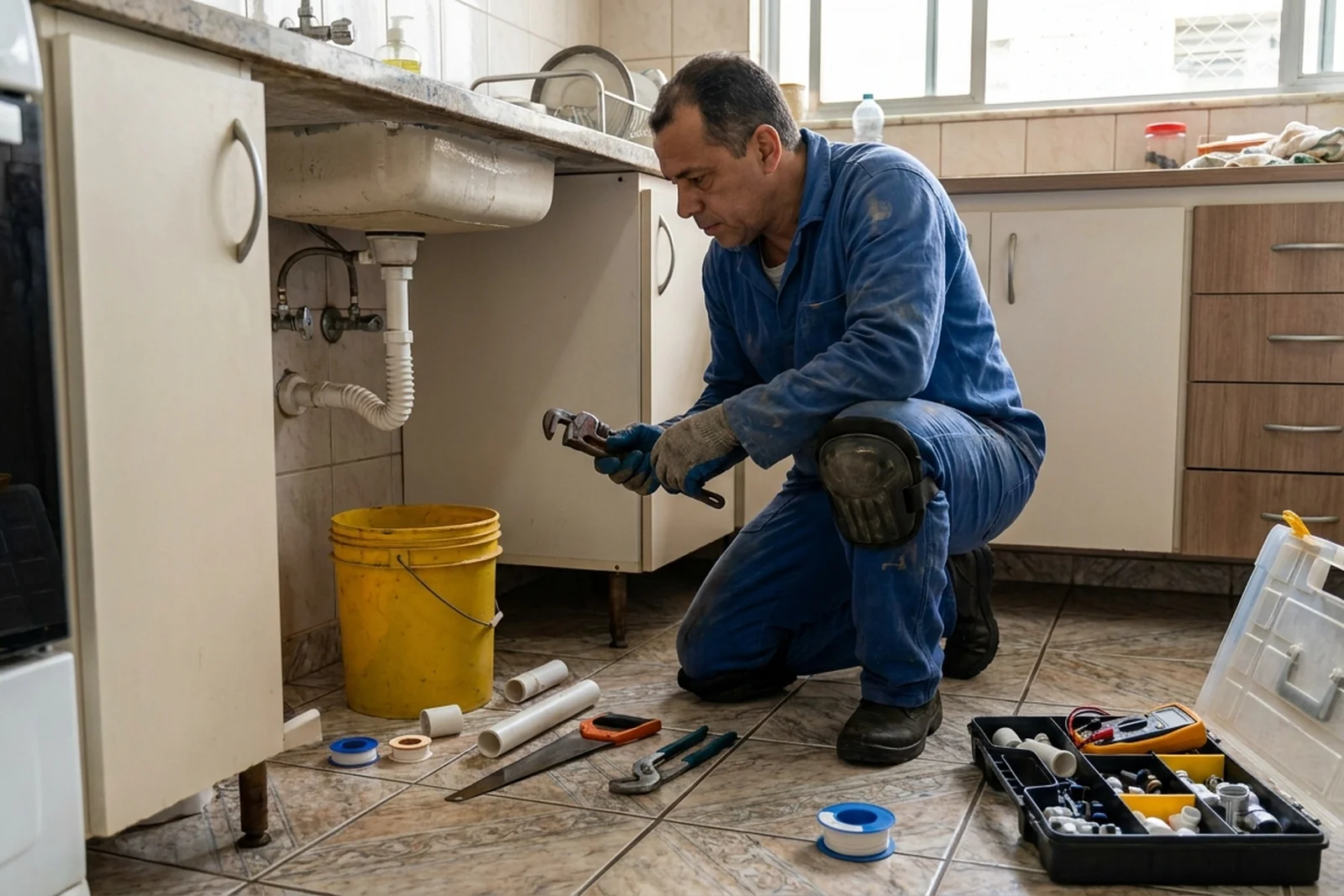 Reparos hidráulicos e detecção de vazamento em no Condor, Belém-PA